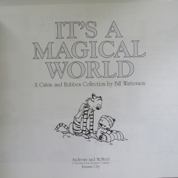 It's a Magical Word - A Calvin and Hobbs Collection by Bill Watterson Book - Picture 7 of 10